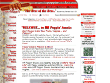 Tablet Screenshot of hrpoppinsnacks.com